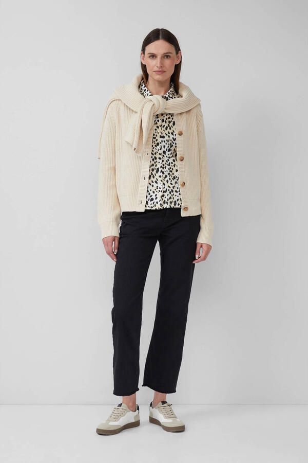 S.Oliver RED LABEL Regular fit overhemdblouse van katoenmix - Foto 2
