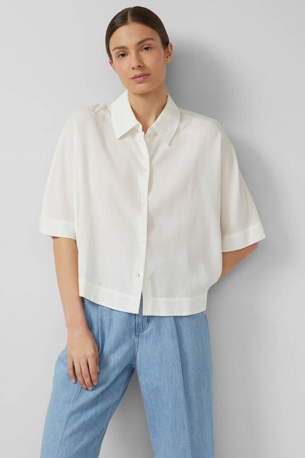 S.Oliver RED LABEL relaxed fit overhemdblouse van lyocell