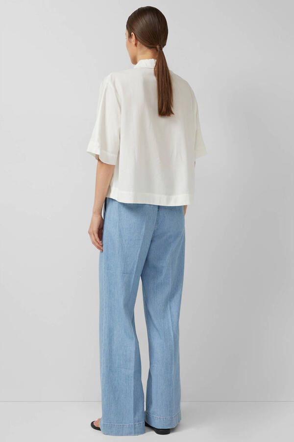 S.Oliver RED LABEL relaxed fit overhemdblouse van lyocell - Foto 2