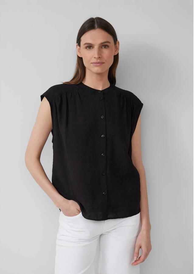 S.Oliver RED LABEL Loose fit blousetop van viscosemix