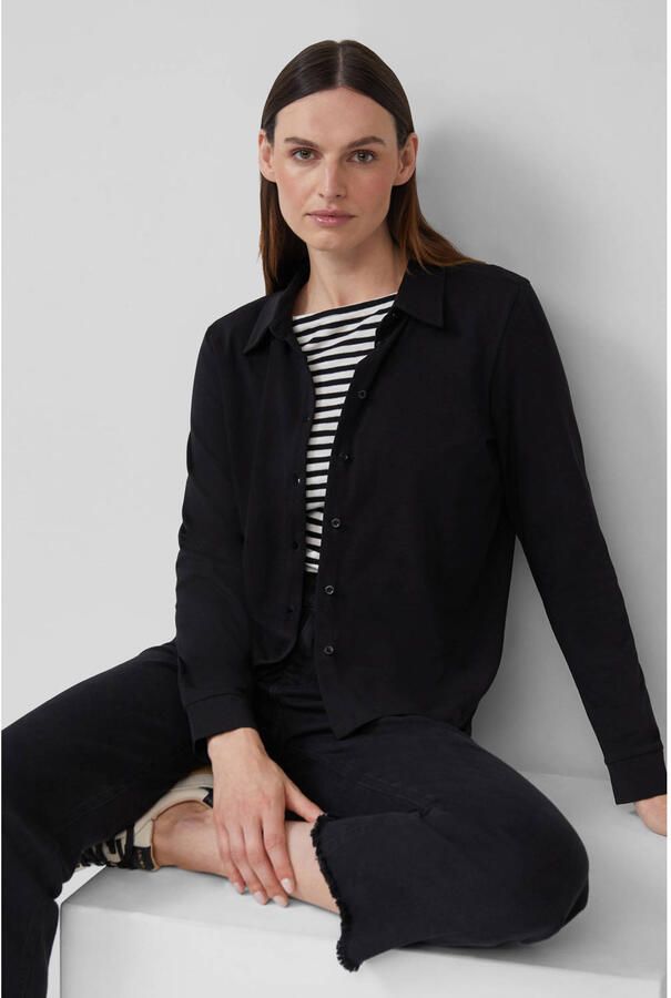 S.Oliver RED LABEL Regular fit overhemdblouse van katoenmix - Foto 2