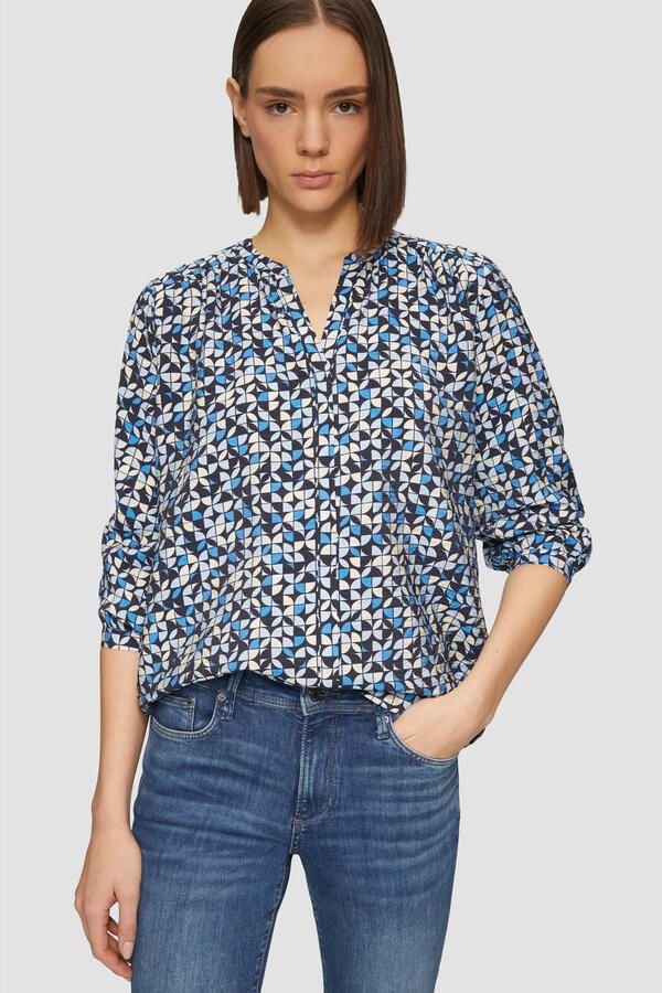 S.Oliver Blouse met lange mouwen met print all-over - Foto 2