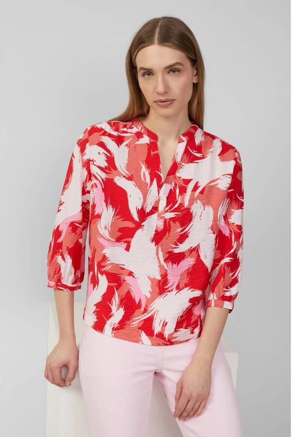 S.Oliver RED LABEL Regular fit blousetop van viscosemix