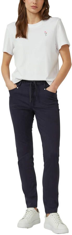 S.Oliver bootcut regular waist casual broek donkerblauw - Foto 3