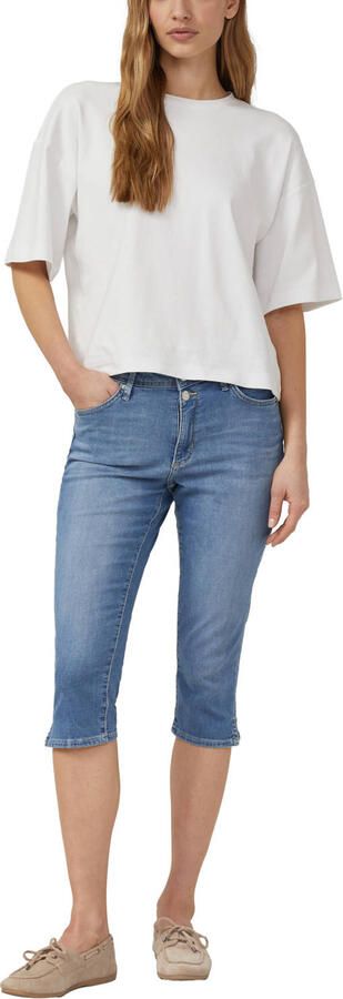 S.Oliver RED LABEL Slim fit caprijeans van katoenmix model 'BETSY' - Foto 3