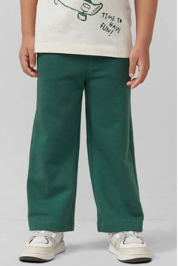 S.Oliver casual broek donkergroen