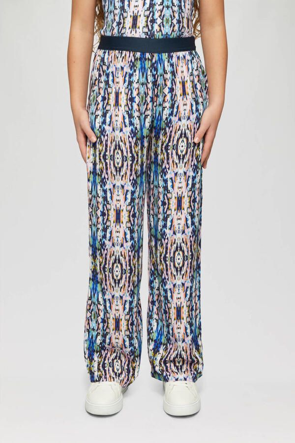 S.Oliver RED LABEL Wijde broek van gesatineerde viscose - Foto 2