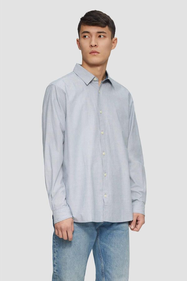 S.Oliver RED LABEL Regular fit vrijetijdsoverhemd van puur katoen - Foto 3