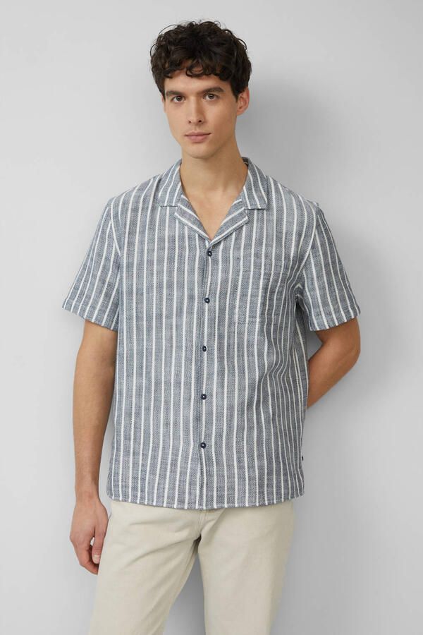 S.Oliver RED LABEL Oversized vrijetijdsoverhemd van puur katoen - Foto 2