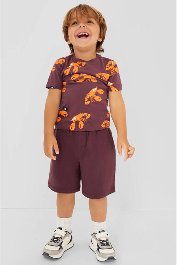 S.Oliver casual short donkerpaars - Foto 2