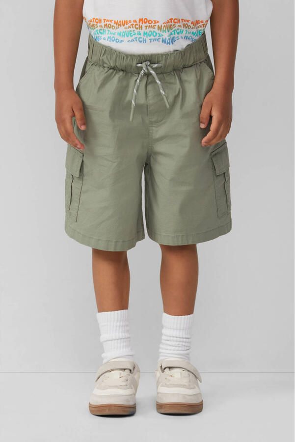 S.Oliver RED LABEL Loose fit bermuda's van katoenmix - Foto 2