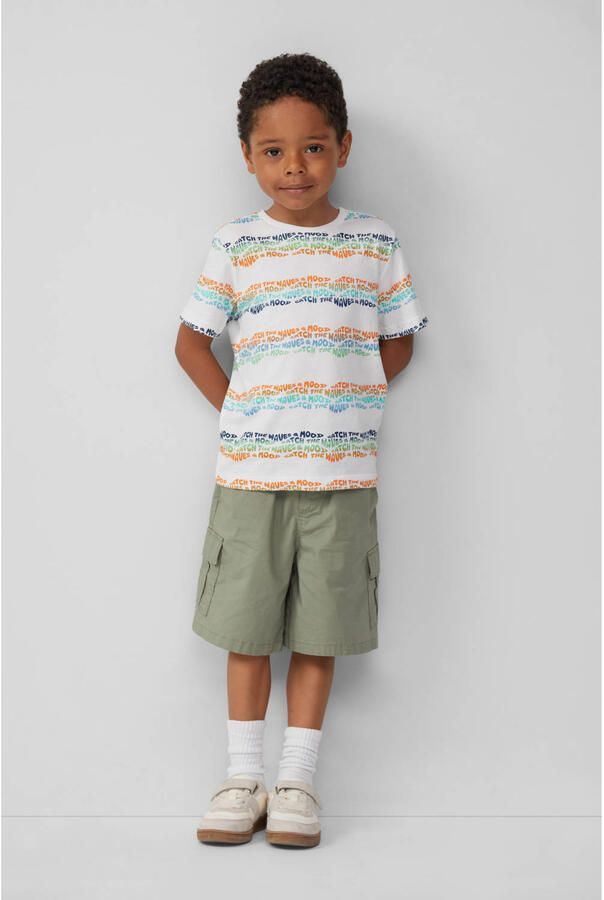 S.Oliver RED LABEL Loose fit bermuda's van katoenmix