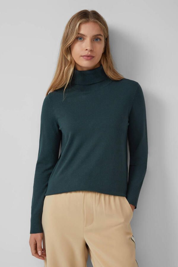 S.Oliver RED LABEL Regular fit coltrui van viscosemix - Foto 2