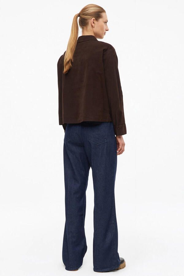 S.Oliver RED LABEL blouse met lange mouwen van corduroy met vleermuismouwen - Foto 2