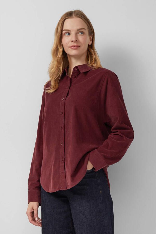 S.Oliver RED LABEL Regular fit overhemdblouse van puur katoen - Foto 2