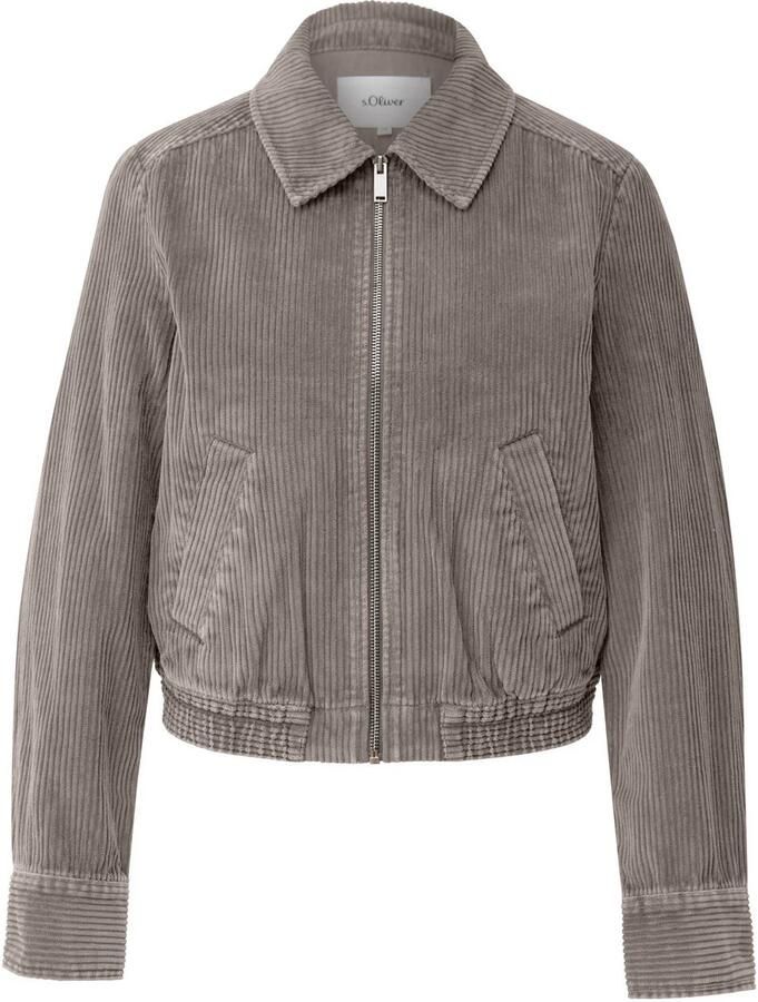 S.Oliver corduroy jas taupe