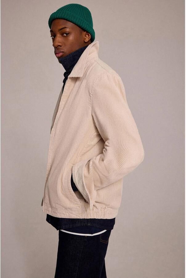 S.Oliver corduroy regular fit overshirt beige - Foto 2