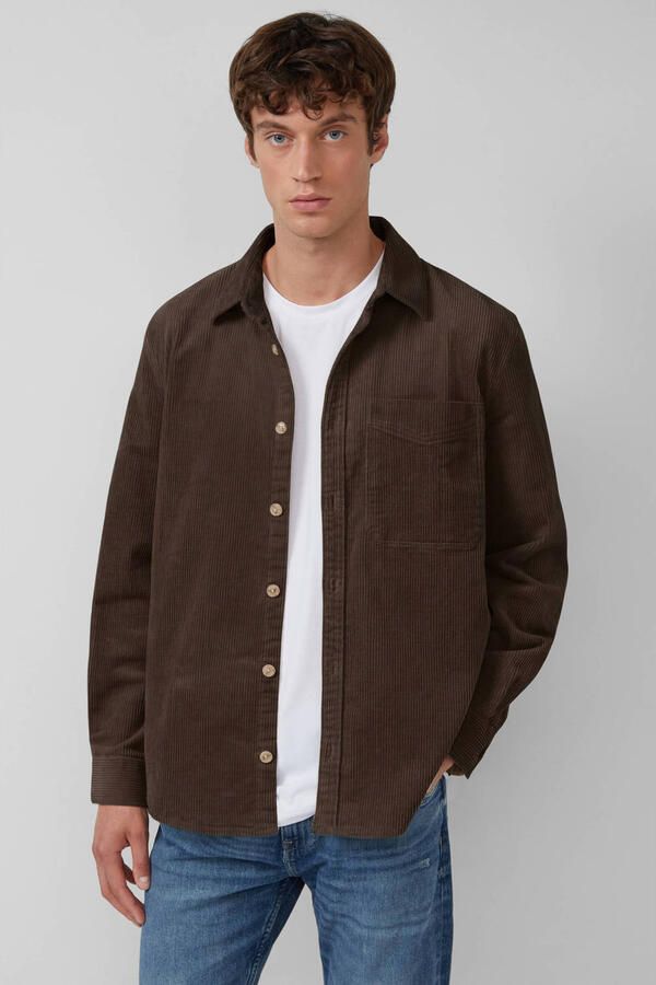 S.Oliver RED LABEL comfort fit overhemdjack van katoenmix - Foto 2