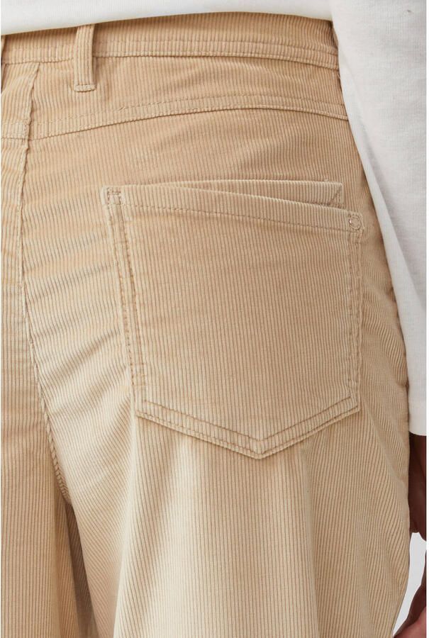 S.Oliver corduroy straight regular waist casual broek beige
