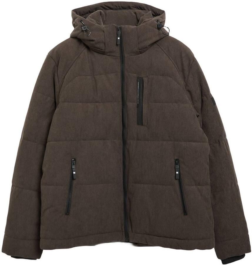 S.Oliver corduroy winterjas bruin