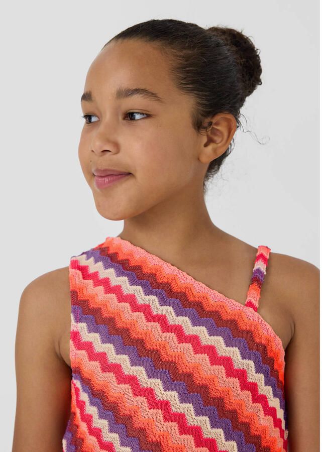 S.Oliver cropped top gebreid roze - Foto 2