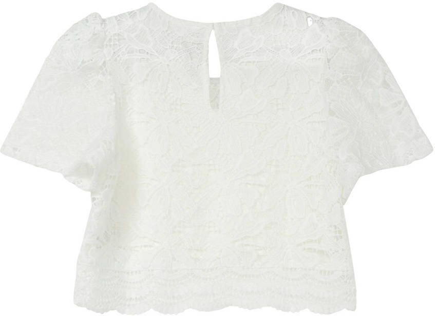 S.Oliver RED LABEL Regular fit korte top van kant