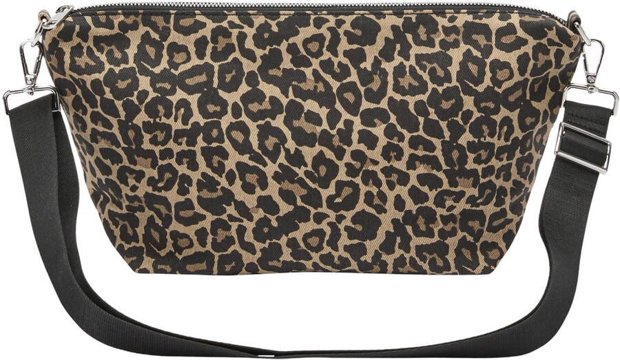 S.Oliver crossbody tas met panterprint bruin - Foto 2
