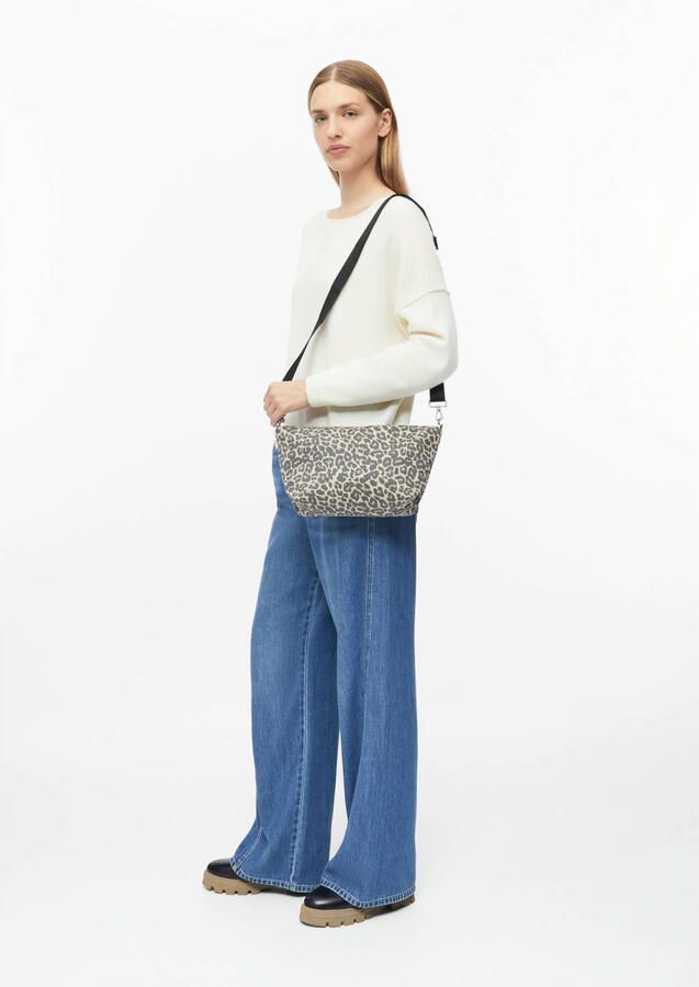 S.Oliver crossbody tas met panterprint bruin - Foto 2