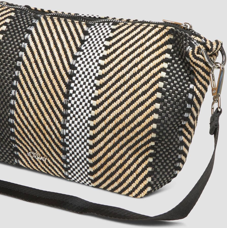 S.Oliver crossbody tas zwart beige - Foto 3
