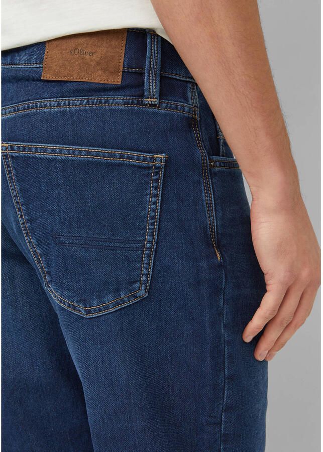S.Oliver RED LABEL regular fit korte jeans van katoenmix - Foto 2
