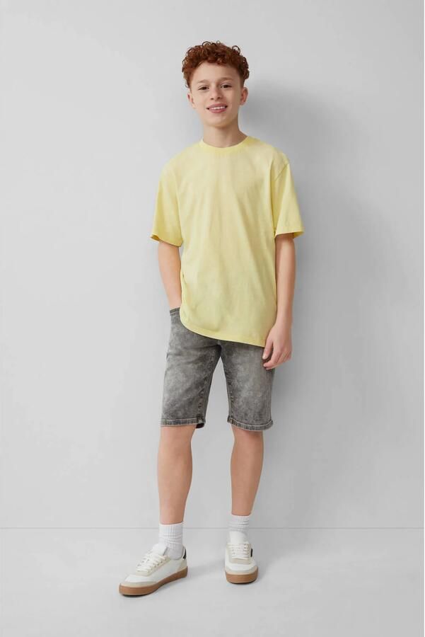 S.Oliver RED LABEL Korte slim fit jeans van katoenmix