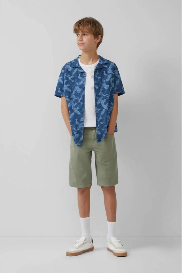 S.Oliver denim short groen - Foto 3
