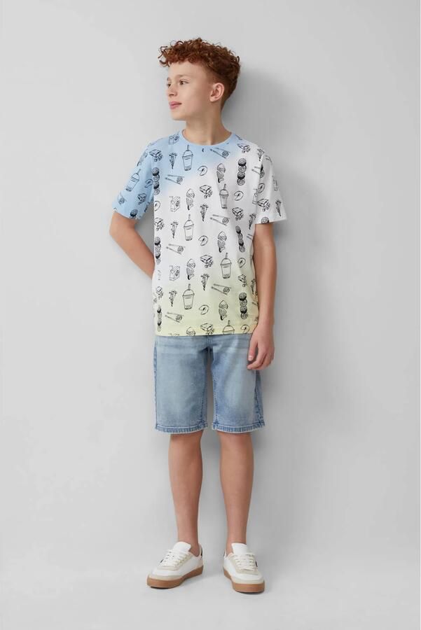 S.Oliver denim short light blue denim - Foto 2