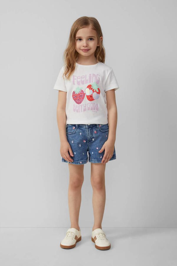 S.Oliver RED LABEL Wijde broek van viscosemix - Foto 2