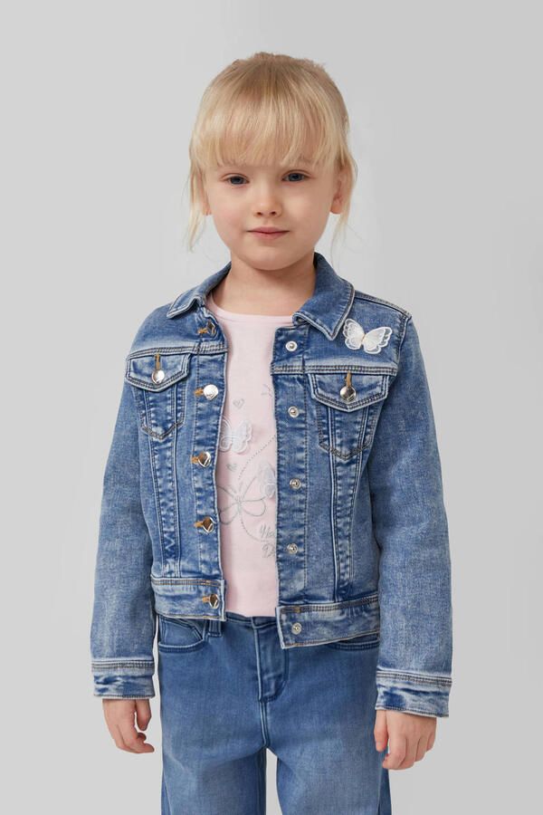S.Oliver RED LABEL Regular fit jeansjack van een mix van katoen en lyocell