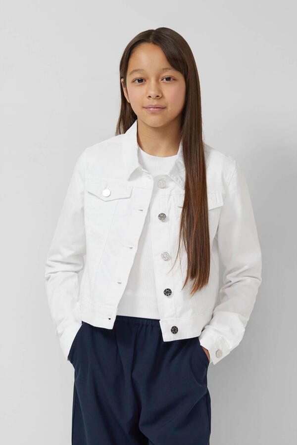 S.Oliver denim spijkerjas wit