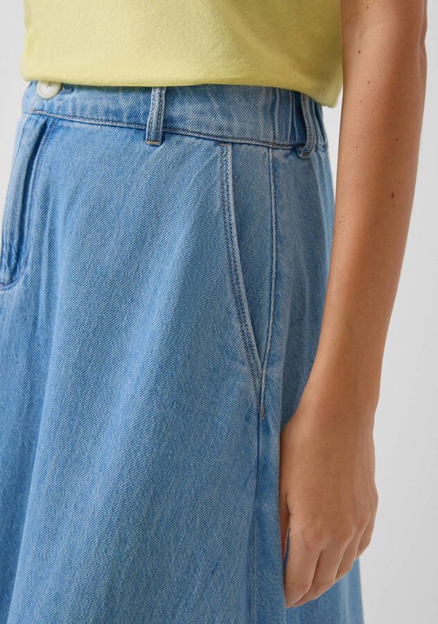 S.Oliver RED LABEL regular fit jeansrok van puur katoen - Foto 2