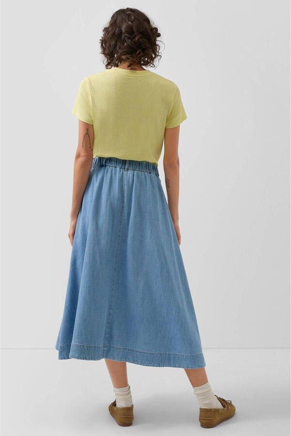 S.Oliver RED LABEL regular fit jeansrok van puur katoen - Foto 3
