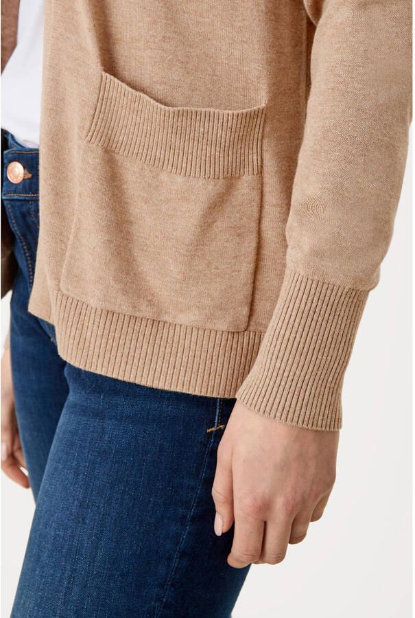 S.Oliver RED LABEL Cardigan van een mix van viscose en katoen
