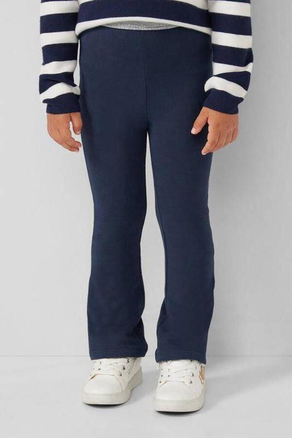 S.Oliver RED LABEL Junior Legging met glitterband en lichte flare