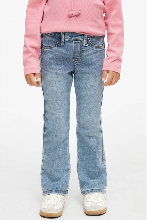 S.Oliver flared jeans middelblauw