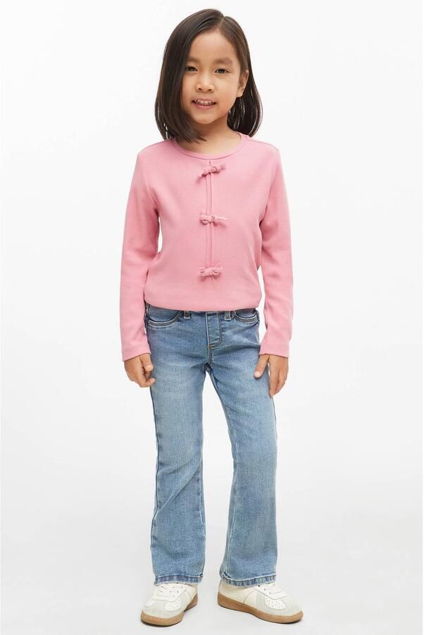 S.Oliver flared jeans middelblauw - Foto 3