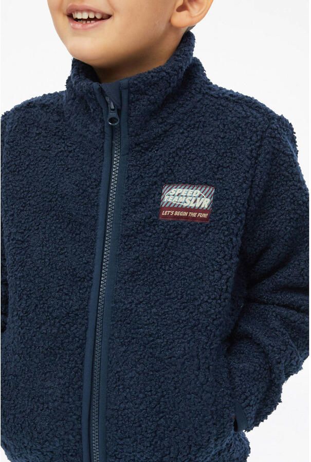 S.Oliver fleecevest donkerblauw - Foto 3