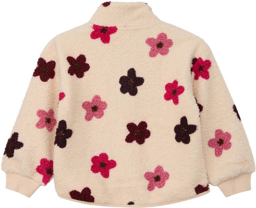 S.Oliver gebloemd fleecevest beige - Foto 2