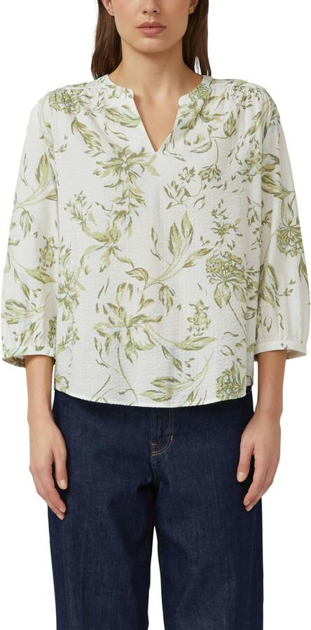 S.Oliver RED LABEL relaxed fit tuniek van mix van viscose en katoen