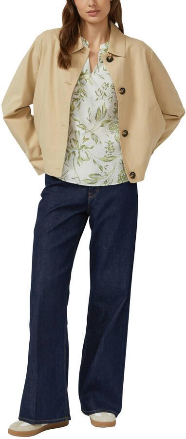 S.Oliver RED LABEL relaxed fit tuniek van mix van viscose en katoen - Foto 2