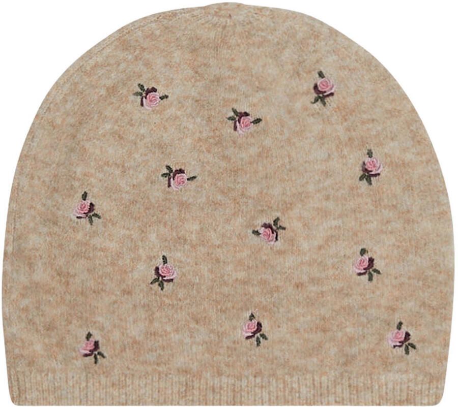 S.Oliver gebloemde muts beige roze