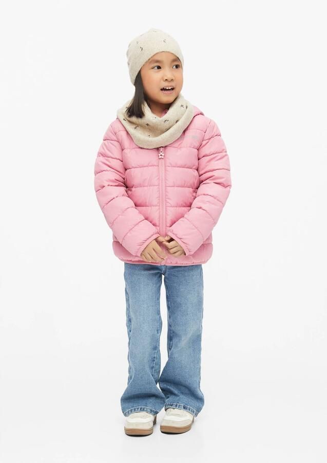 S.Oliver gebloemde muts beige roze