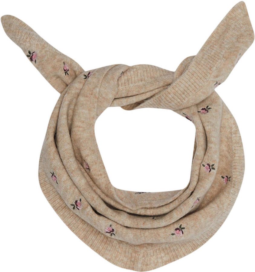 S.Oliver gebloemde sjaal beige roze