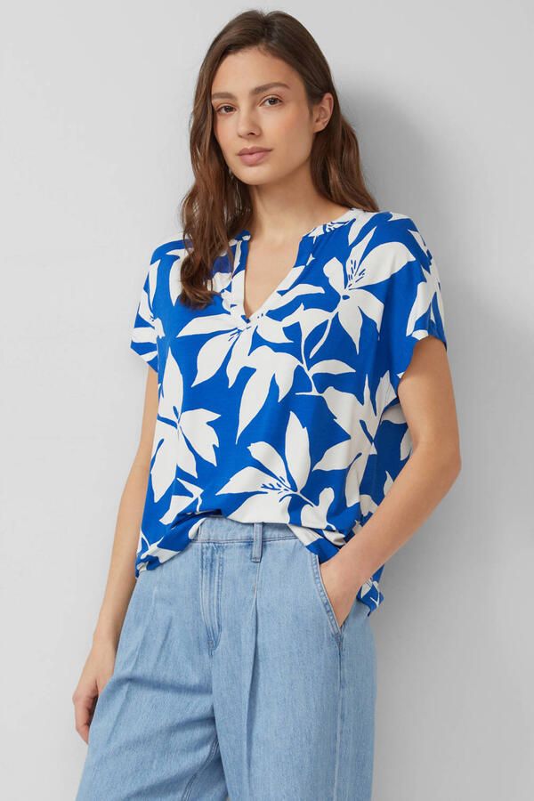 S.Oliver RED LABEL relaxed fit T-shirt van viscosemix